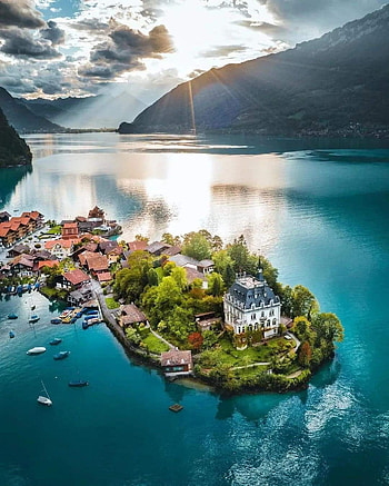 Iseltwald Switzerland, cloud, sky HD phone wallpaper