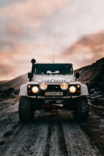 Land Rover, Cars, Lights, Car, Front View, Machine, Headlights HD phone wallpaper