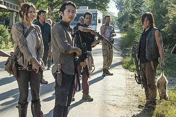 Tv Show, The Walking Dead, Abraham Ford, Daryl Dixon, Glenn Rhee, Lauren Cohan, Maggie Greene, Michael Cudlitz, Norman Reedus, Steven Yeun HD wallpaper