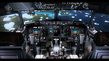 cockpit UP HD wallpaper