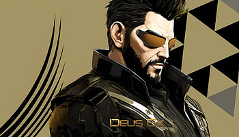 Adam Jensen Deus Ex, Deus Ex, Deus Ex: Human Revolution - Director's Cut, Deus Ex: Mankind Divided, Adam Jensen, cyberpunk, video game, Deus Ex: Human Revolution HD wallpaper