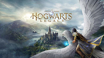 Hogwarts Legacy Quad — Soaring Over the Castle, video game, Hogwarts Legacy HD wallpaper