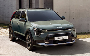 2023, Kia Niro, front view, exterior, electric crossover, new green Niro, Korean cars, Kia HD wallpaper