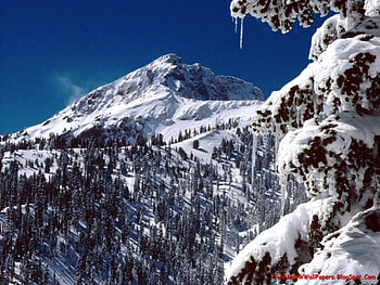 winter mountain, landscape, winter HD wallpaper