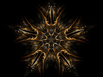 Abstract, Pattern, Brown, Fractal, Symmetry HD wallpaper