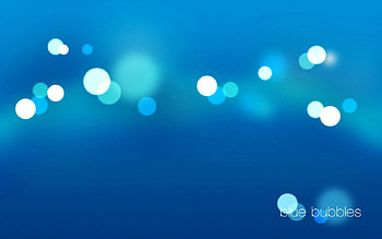 Blue Blubbles, blue, sky, blur HD wallpaper