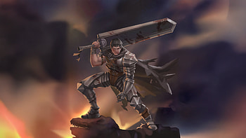 Berserk Guts, berserk, anime, artist, artwork, digital-art, artstation HD wallpaper