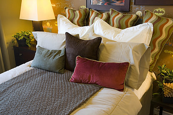 Miscellanea, Miscellaneous, Bed, Cushions, Pillows, Bedroom, Blanket HD wallpaper