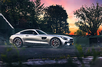 Amg, Cars, Side View, Mercedes-Benz, Silver, Silvery HD wallpaper