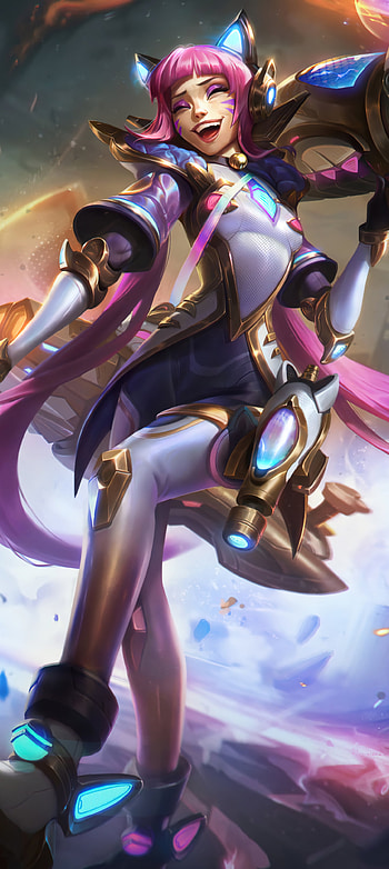 BATTLE CAT JINX PRESTIGE EDITION, Jinx (League Of Legends), video game, League Of Legends HD phone wallpaper