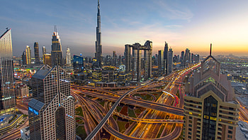 Sheikh Zayed Road, Dubai HD wallpaper