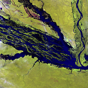 Rivers, Universe, View From Above, Surface, Earth, Land HD phone wallpaper