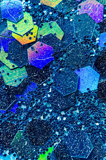 Abstract, Tinsel, Sequins, Hexagons HD phone wallpaper