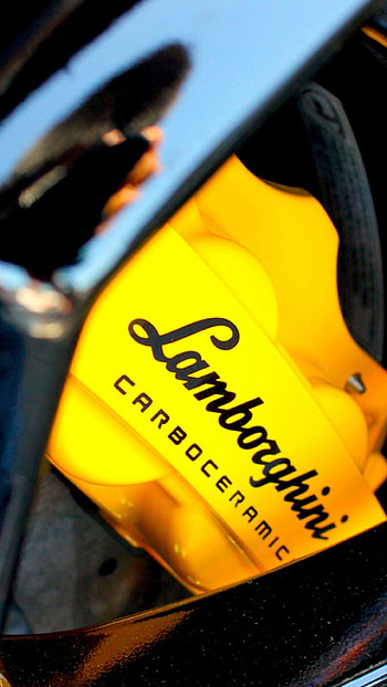 Brake, Lamborghini Logo HD phone wallpaper
