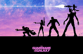 Guardians of the Galaxy, Peter Quill Star Lord, Gamora movie HD wallpaper