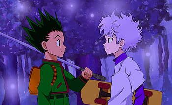 Hunter x Hunter, Fan art, Killua and Gon HD wallpaper