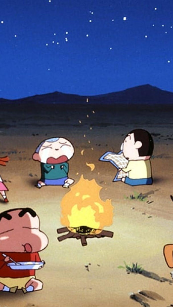 Shinchan For, Night, Picnic HD phone wallpaper