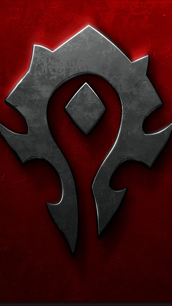 Horde Logo, World of Warcraft HD phone wallpaper