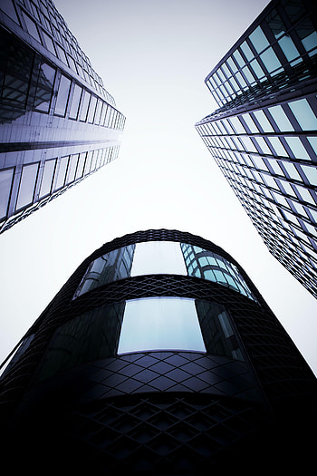 Sky, Architecture, Building, Miscellanea, Miscellaneous, Minimalism, Skyscrapers HD phone wallpaper