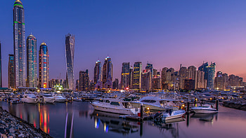 Dubai Skyline, , Dubai HD wallpaper