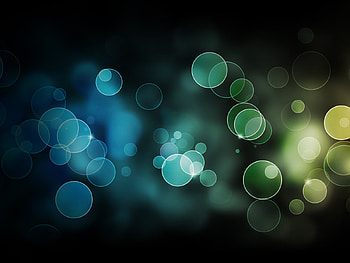 Light Abstract, abstract, art, light, bubbles, dark HD wallpaper