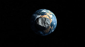 NASA says that an asteroid buzzing by in 2032 could hit Earth, asteroid, Earth From Space, space HD wallpaper
