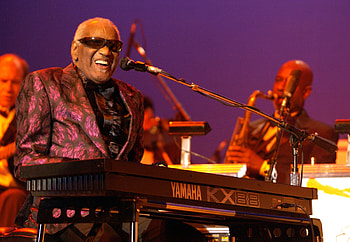 Greek Theatre Hollywood 2003, Ray Charles HD wallpaper