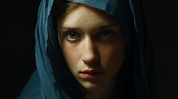 Serene Madonna — Religious, Portrait, Woman HD wallpaper