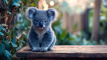 Ultra of Adorable Koala in Natural Setting, Animal, koala, marsupial, Wildlife HD wallpaper