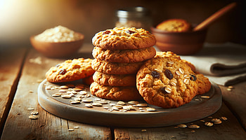 Homemade Oatmeal Raisin Cookie, oatmeal raisin cookie, cookie, oatmeal, baked goods, dessert HD wallpaper