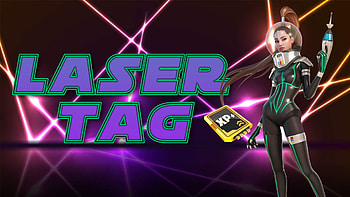 Fortnite, Laser Tag HD wallpaper