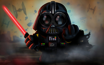 Minion As Darth Vader , minions, darth-vader, artwork, artstation HD wallpaper