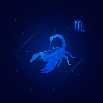 Scorpio zodiac, Galaxy stars, Astrology horoscope, Vector art HD phone wallpaper