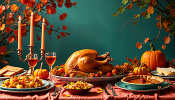 Thanksgiving Feast: A Ultra to Celebrate the Season, thanksgiving dinner, Thanksgiving, meal, Turkey, Autumn HD wallpaper