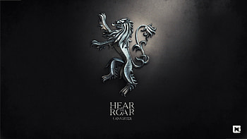 House Lannister Sigil, Heat me Roar HD wallpaper