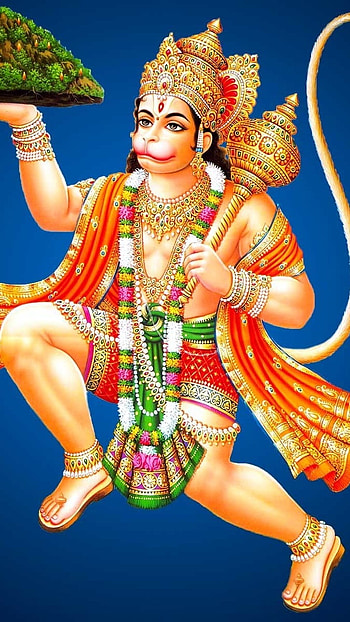 Hanuman, Dronagiri Parvat, Powerful Lord HD phone wallpaper