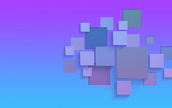 violet-blue gradient, squares, abstraction from squares, violet abstraction background, multicolored squares HD wallpaper