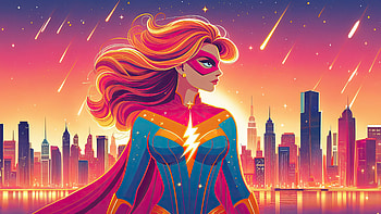 Captain Marvel Radiant Avenger, captain-marvel, superheroes, artist, artwork, digital-art, deviantart HD wallpaper