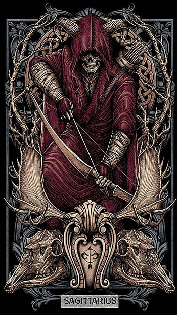 Sagittarius Zodiac Sign, zodiac, artistic HD phone wallpaper
