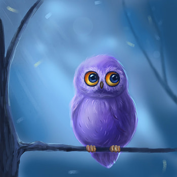 Art, Owl, Bird, Nice, Sweetheart HD phone wallpaper