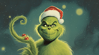Holiday Grinch - Festive Background, The Grinch HD wallpaper