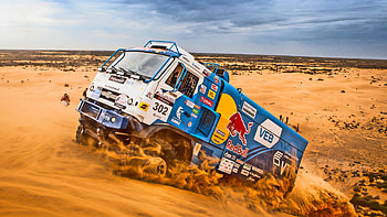Dakar master, Truck race, Dune conqueror, Sports section HD wallpaper