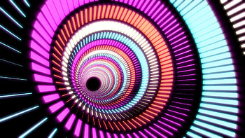 Abstract background colorful circles perpetually moving, hypnosis, hallucination Motion Background - VideoBlocks HD wallpaper