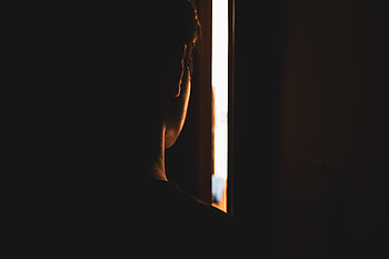 Dark, Shine, Light, Silhouette, Door HD wallpaper