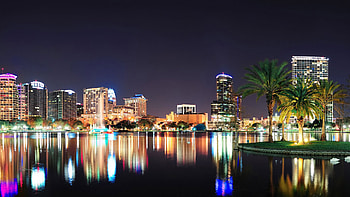 Orlando, Skyline, Travels, Orlando HD wallpaper