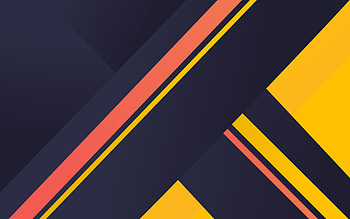 Material, dark, yellow design, stripes, minimal HD wallpaper