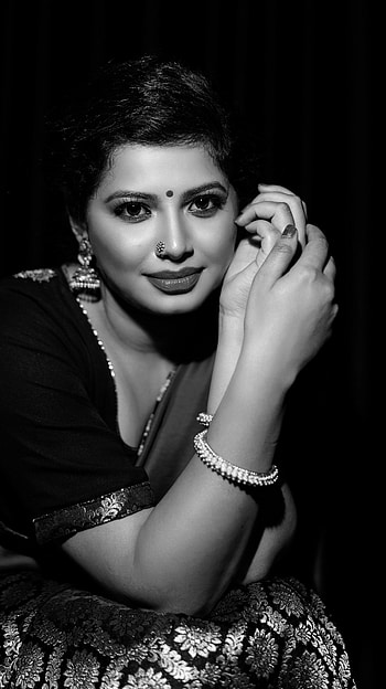 Disha poovaih, kannada actress, beautiful HD phone wallpaper