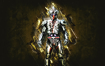 Kamen Rider Amazon Sigma, Light of Fireflies, Kamen Rider, yellow stone background, grunge art, Kamen Rider characters HD wallpaper