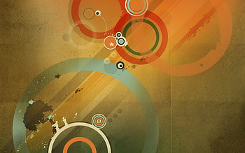 Abstract, Circles, Lines, Form, Forms, Colorful, Colourful, Paper HD wallpaper