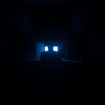 Dark, Darkness, Glow, Room, Monitor HD phone wallpaper
